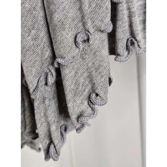 🎄 Red by BKE EUC flowy layered ruffle tank cami top Small heather grey - Picture 9 of 17